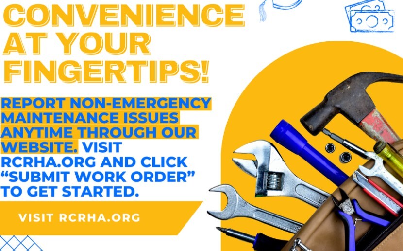Maintenance Work Orders. All information from this flyer is listed above.