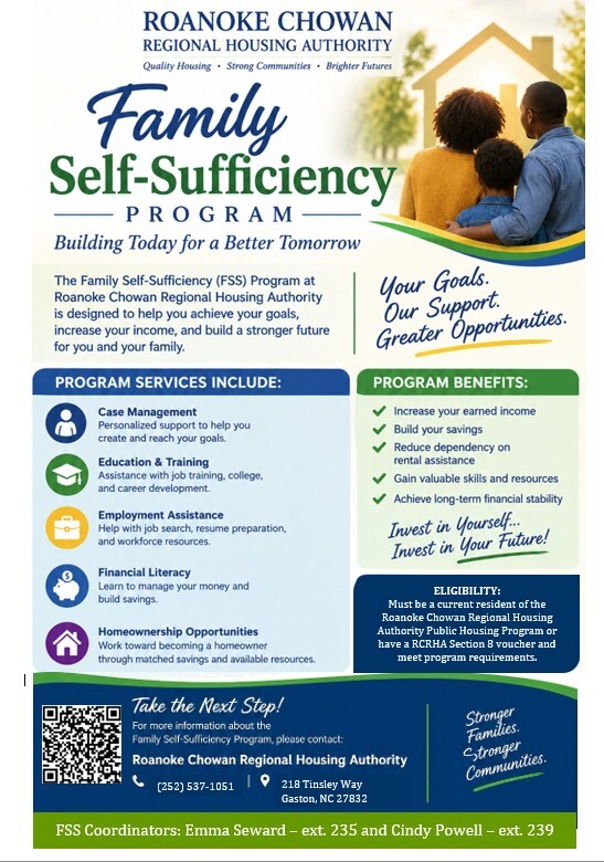 FSS Flyer. All information as listed below.