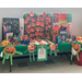 A table with CADA at Roanoke Life Center pumpkin patch crafts.