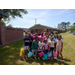 Various residents gathered for the Easter egg hunt.